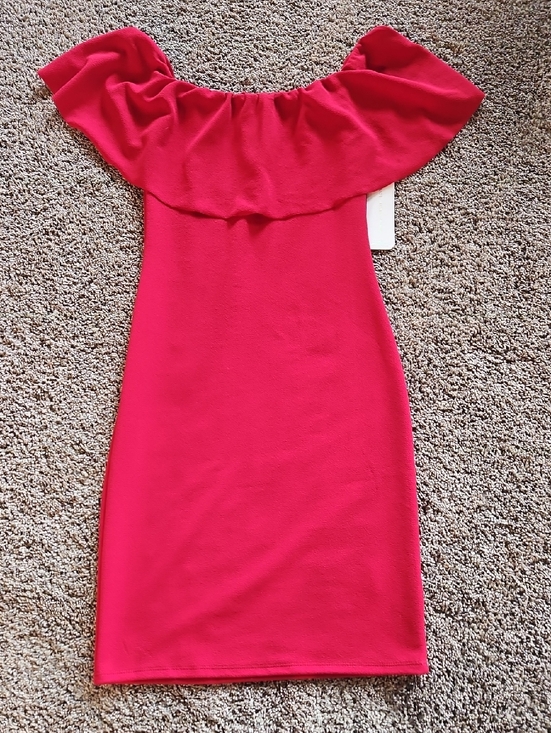 Almost Famous Dresses & Skirts - Almost Famous Red Form Fitting Dress
